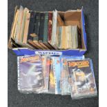 A box containing mid 20th century Meccano books,