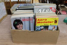 Two boxes of Radio Modeler and Aero Modeler magazines