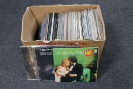 A box of a large quantity of LP's to include classical