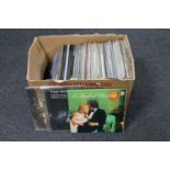A box of a large quantity of LP's to include classical