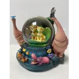 A Disney Lion King musical snow globe in original box