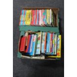 Two boxes of vintage children's books and annuals