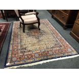An Iranian Tabriz rug,