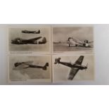 POSTCARDS, 1930S German Aviation, RP, some by Hoffmann, inc. Me 190 (2), Ju 90, Do 215, Ju 160, Ju