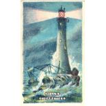 HILL, Lighthouse Series, No. 9-11, 15 & 19, no frame lines, G to VG, 5