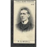 BELL, Footballers (1902), No. 22 McColl (Queens Park & Scotland), slightly offset, VG