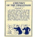 BARRATT, Chunky of the Challenger, No. 13, paper issue, EX