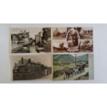 POSTCARDS, topographical selection, inc. St Marys Church Bridgwater, Newbury Bridge, Folkestone Fish