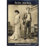 THEATRE, Mr George Dances Co. The Girl From Kays, 76 x 108mm, p/b, small corner crease (1) &