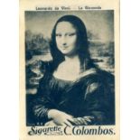 COLOMBOS, Famous Oil Paintings A, complete, large, p/b (most with stamped signature to backs), G