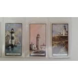 MIXED, complete (12), inc. Wills Lighthouses; Ardath (2), Figures of Speech, Stamps; Gaycon