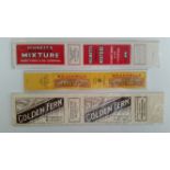 CIGARETTE PACKETS, selection of unused tobacco packet labels, inc. Bell Three Nuns, Adkin Nut Brown,