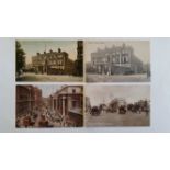 POSTCARDS, London, topographical selection, inc. Cenotaph, Staple Inn, Natural History Museum,