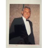 CINEMA, private colour photo of Cary Grant, half-length taken at the Beverly-Hilton Hotel, 8 x 10,