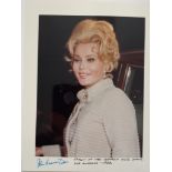 CINEMA, private colour photo of Zsa Zsa Gabor, half-length taken at the Beverly Hills Hotel, Los