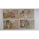 POSTCARDS, Randolph Caldecott, mixed series, G to VG, 24