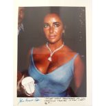 CINEMA, private colour photo of Elizabeth Taylor, half-length taken on Oscar night at the Dorothy