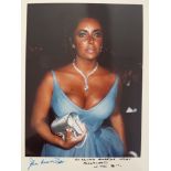 CINEMA, private colour photo of Elizabeth Taylor, half-length taken on Oscar night at the Dorothy