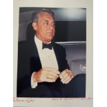 CINEMA, private colour photo of Cary Grant, half-length taken at the Beverly Wiltshire Hotel, 8 x