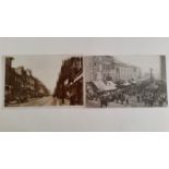 POSTCARDS, Leicester, High Street, Humberstone Gate, 1900s, pu, G, 2