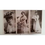 CINEMA, Actresses, Giant Postcards by Rotary, 137 x 272mm, G to EX, 5