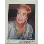 CINEMA, private colour photo of Joan Crawford, half-length taken in her car outside the Royal