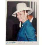 CINEMA, private colour photo of Grace Kelly, half-length taken at Kennedy Airport, New York (Aug