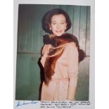 CINEMA, private colour photo of Vivien Leigh, half-length taken backstage at the Broadway Theatre,