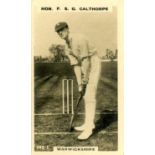 PHILLIPS, Cricketers (brown), Warwickshire (8) & Gloucestershire subjects, VG to EX, 17