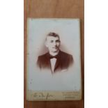 FOOTBALL, cabinet photo, Harry Chapman (Sheffield Wednesday), photo by Taylor, seven pin-holed, G