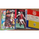 FOOTBALL, Wales home programmes, 1950s onwards, G to EX, 35*