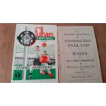 FOOTBALL, programmes, inc. Fulham (3), v Bradford 1947/8, Arsenal 1949/50 & Sheffield Wednesday