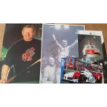 MIXED SPORT, selection of signed photos, inc. Dennis Taylor, John Virgo, Alan Minter, Jonny