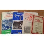 FOOTBALL, programmes, inc. Arsenal v Charlton 1948/9, 1961 FAC Final (with Leicester booklet),