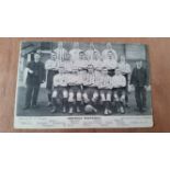 FOOTBALL, postcard, Sheffield Wednesday 1906/7, photo by Furniss, not pu, G