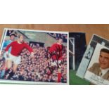 FOOTBALL, selection of signed photos, inc. Billy McNeill, Lee Martin, Mickey Thomas, Brian Kidd, Joe