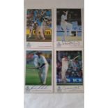 CRICKET, signed TCCB cards, Nos. 1-48, inc. Atherton, Johnston, Agnew, Sobers, Lloyd, Ambrose,