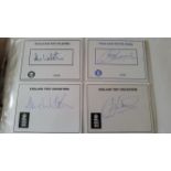 CRICKET, signed selection by Test players (mainly Glamorgan players), inc. white cards (printed