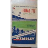 FOOTBALL, programme for the 1949 FA Cup Final Leicester v Wolverhampton Wanderers, VG