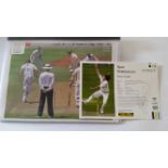 CRICKET, Yorkshire signed selection, inc. Tim Bresnan (magazine photo of final wicket at MCG 2010/