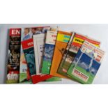 FOOTBALL, England home programmes, 1950s onwards, inc.v Austria 1951, v France 1962, a few schools &