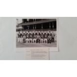 CRICKET, original team photo of England, from 1978/9 Tour to Australia, 10 x 8, photo by Patrick