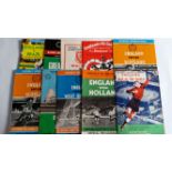 FOOTBALL, England home programmes, 1953 onwards, inc. schools (11) etc., G to EX, 62*