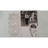 CRICKET, selection from 1981 Ashes Lords Test, inc. scorecard (fully printed), signed h/s photo of