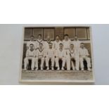 CRICKET, press photo of 1936 Western Australian team, for match v England, taken in Perth, agency