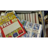 FOOTBALL, collectors cards, mainly part sets and odds, inc. Topps, mainly Match Attax, Merlin,