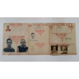 CRICKET, signed album pages 1928/9, signatures inc. Leicester City (4), Duncan, Brown; Stoke City (