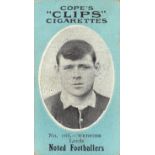 COPE, Noted Footballers (Clips), Nos. 166, 168, 171, 173 & 174 (Leeds FC), 500 backs (4), scuff (1),