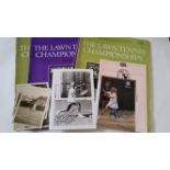 TENNIS, selection, inc. Wimbledon programmes (4), 1967-1970; GB v USA 1983, 1953 Wimbledon ticket;