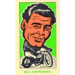 KIDDYS FAVOURITES, Popular Speedway Riders, complete, with rare No. 23, staple holes as issued, VG